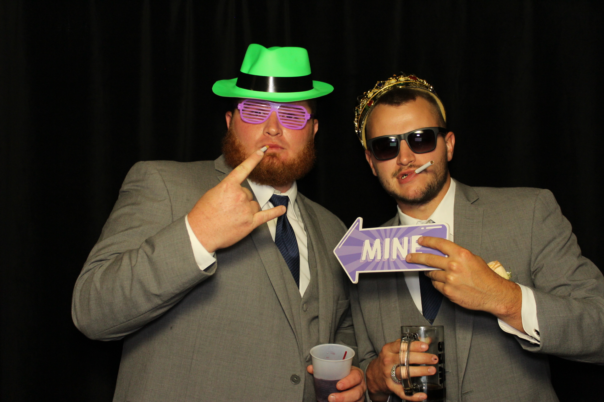 Michala Binkly & Nathan Hall Wedding Reception | View more photos from the event at gallery.photoboothcincy.com/u/PhotoBoothCincy/Michala-Binkly-Nathan-Hall-Wedding-Reception